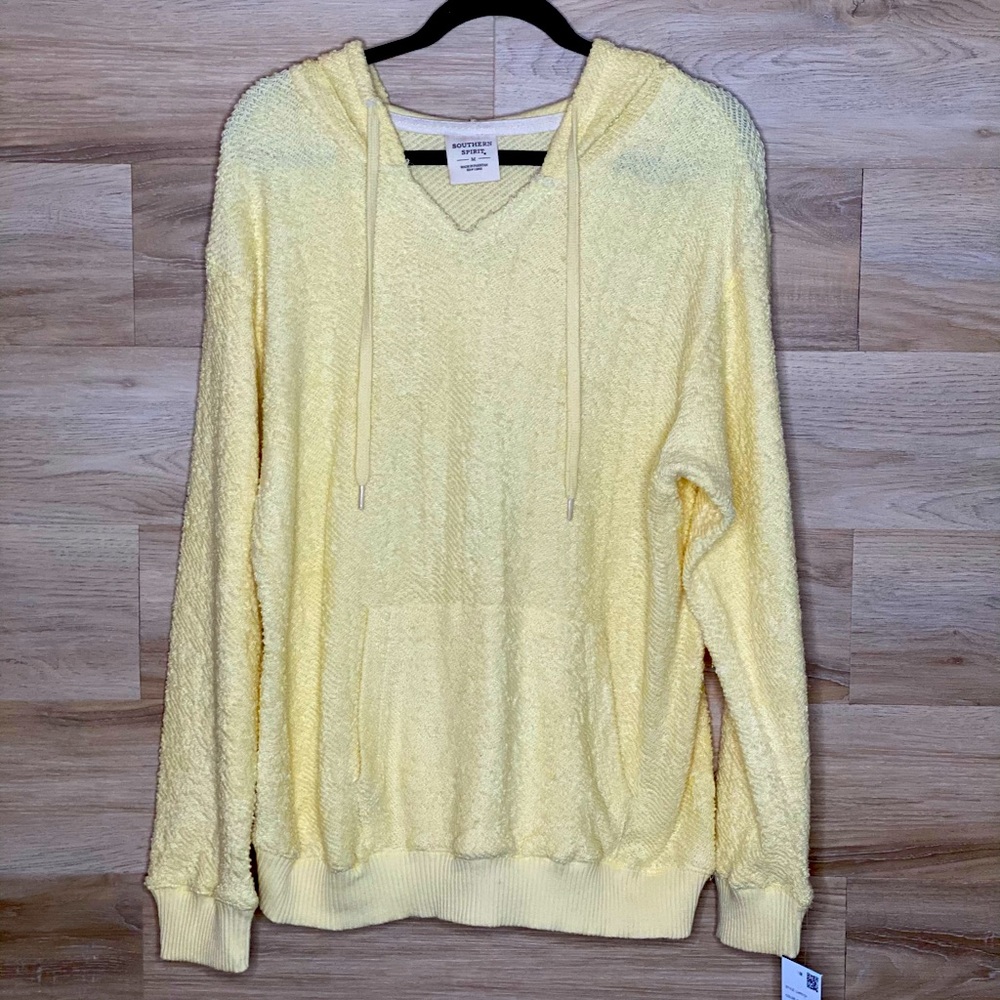 Southern Spirit M Women Yellow Soft Hoodie